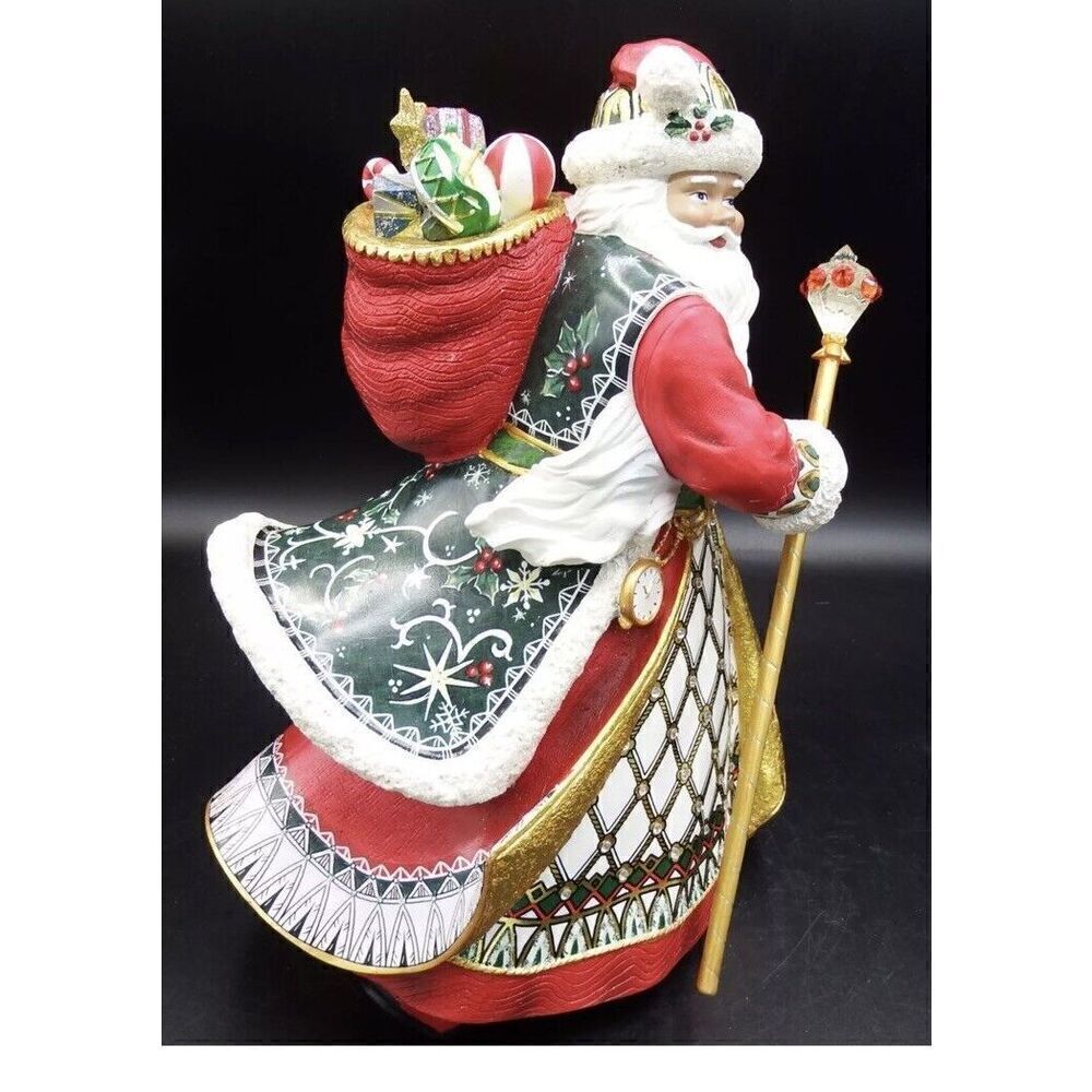 Bradford Exchange “Precious Treasure Heirloom Santa Claus” Figurine 2009 NEW! - Picture 4 of 7